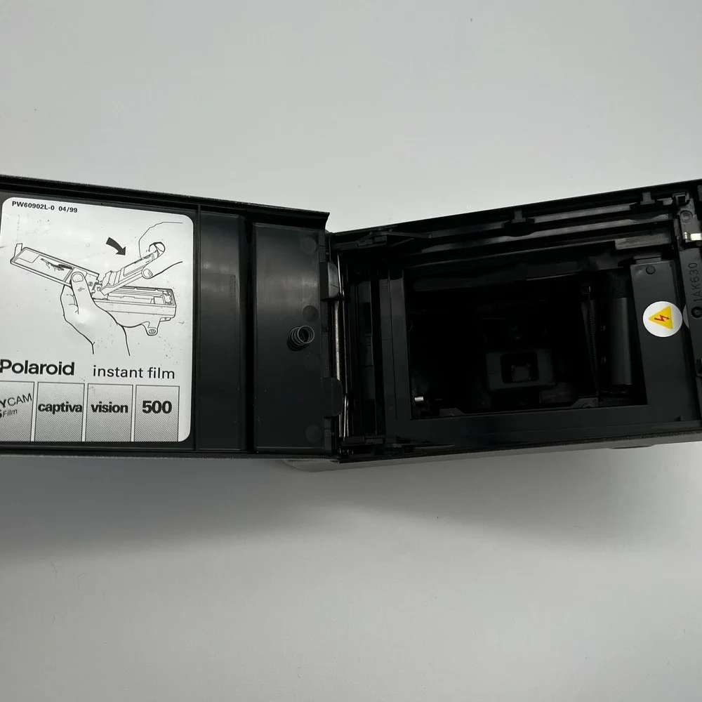 Polaroid JOYCam Instant Film Camera Silver Vintage 90s Retro Y2K Point‎ & Shoot